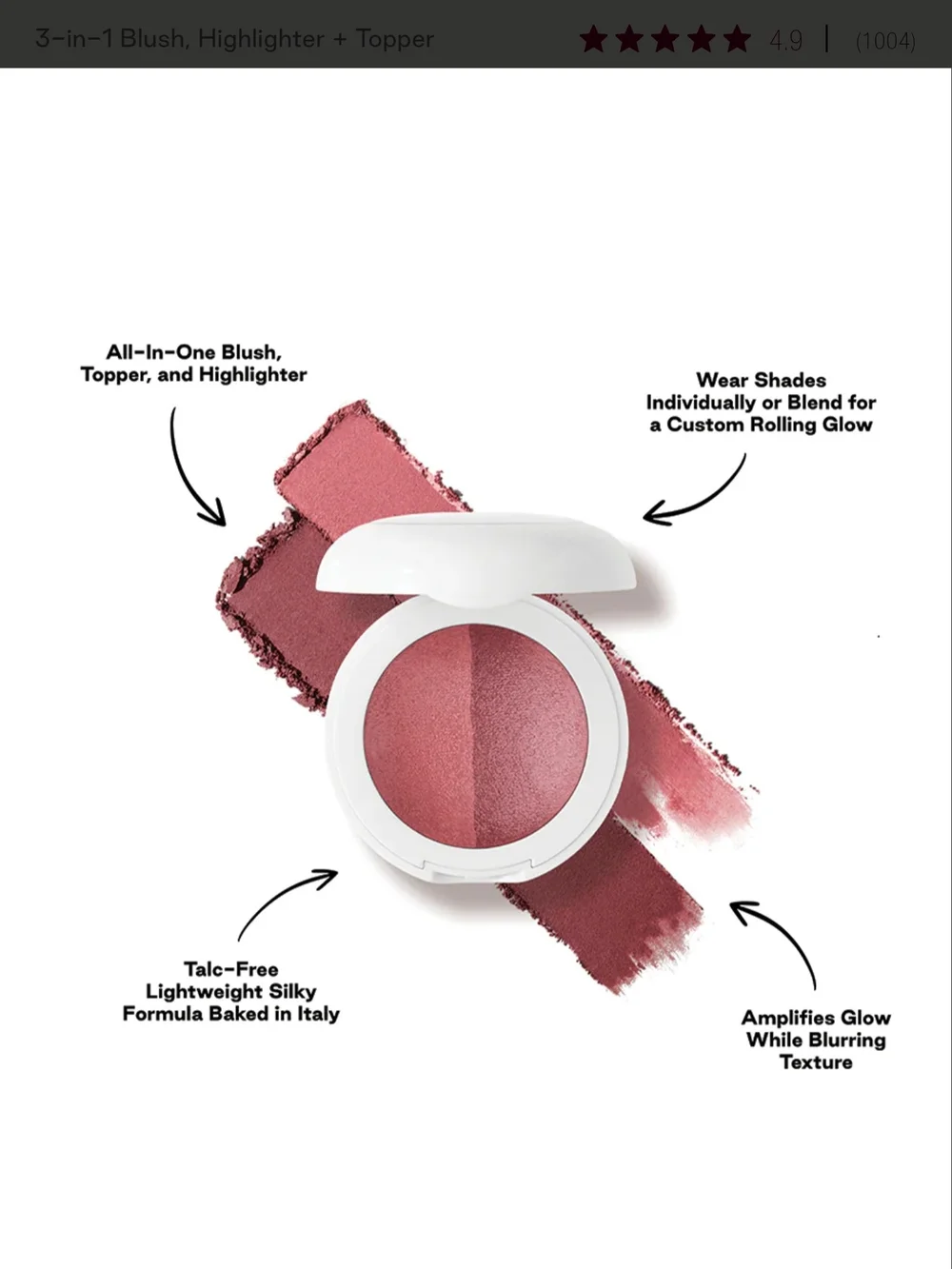 Dibs The Duet Baked Blush - In Backstage BNIB✨FREE GIFT WITH ANY ORDER ✨